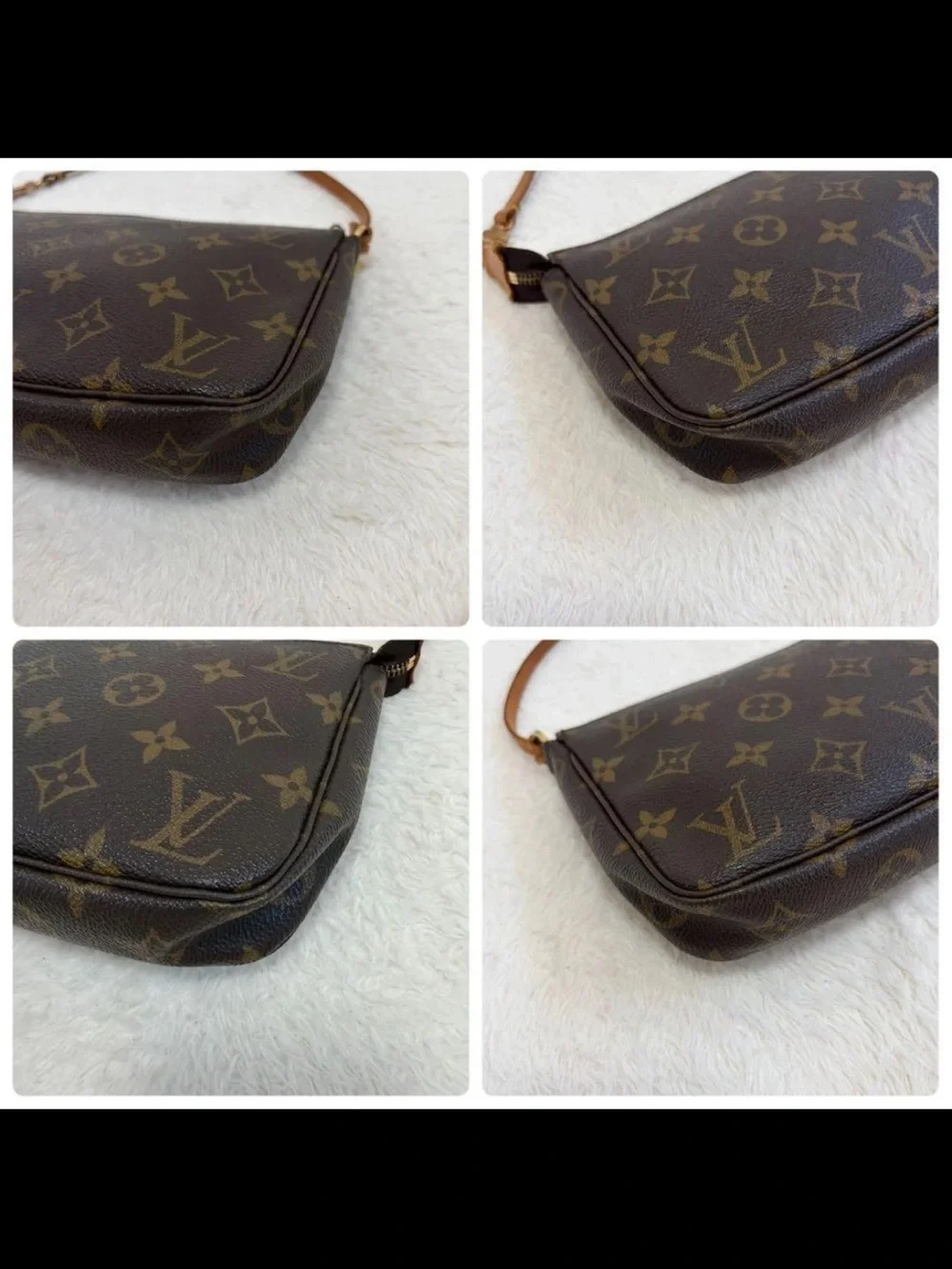 Louis Vuitton Monogram Mini Pochette in Brown and Tan